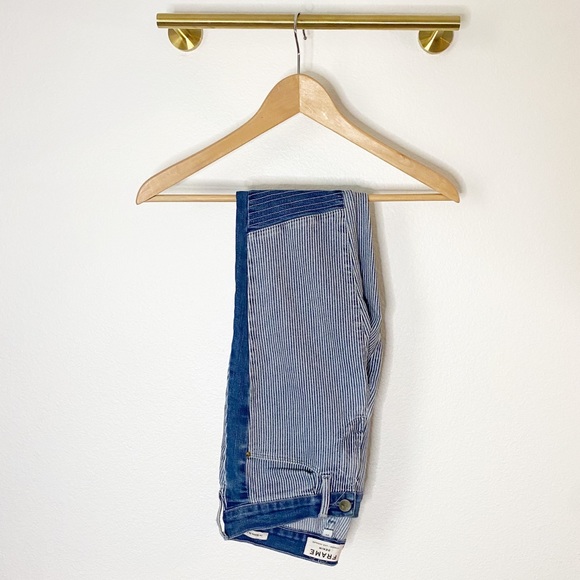 FRAME Denim Le Skinny De Jeanne Pinstripes - Sz 25 - Picture 2 of 10